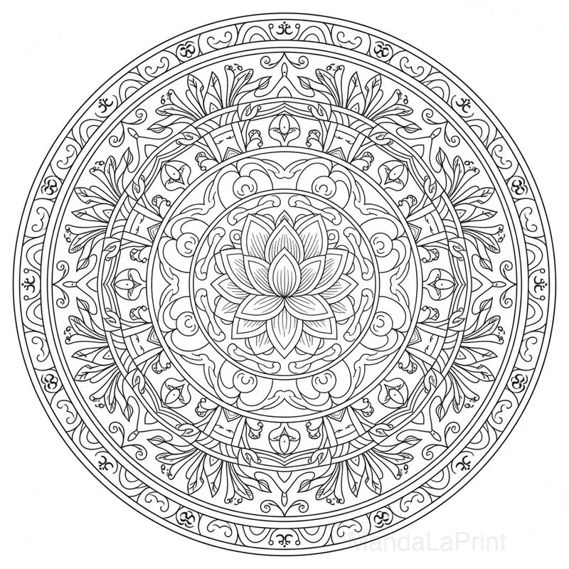 Mandala Relaxation #12