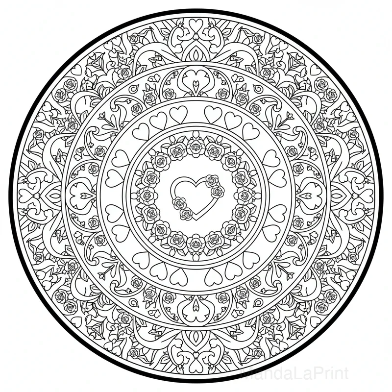 San Valentín Mandala #6
