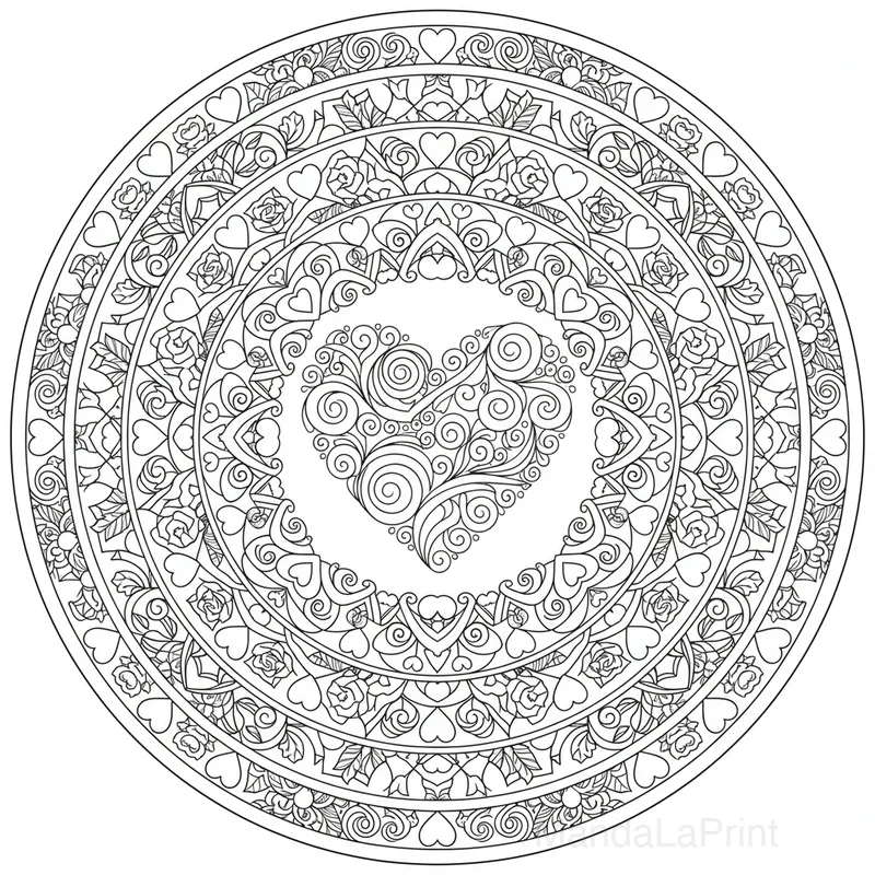 São Valentim Mandala #16