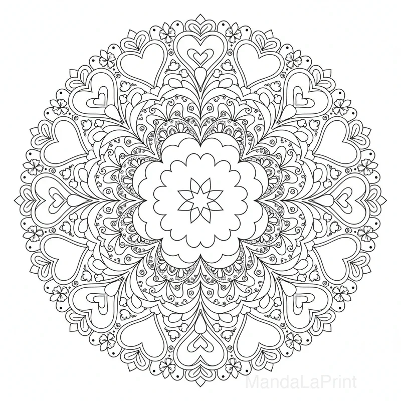 San Valentín Mandala #8