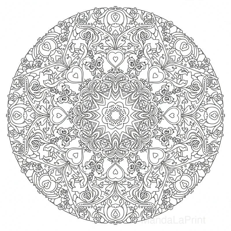 San Valentín Mandala #11