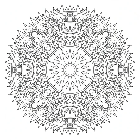 Mandala Soleil #3