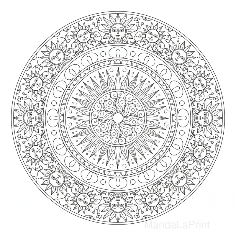Mandala Soleil #8