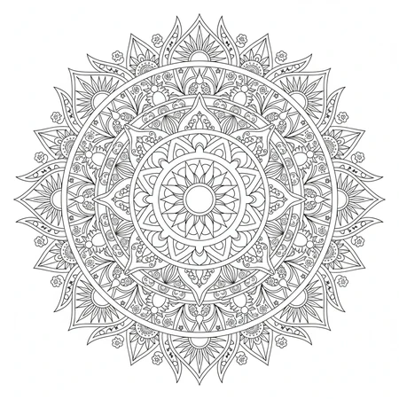 Mandala Soleil #1
