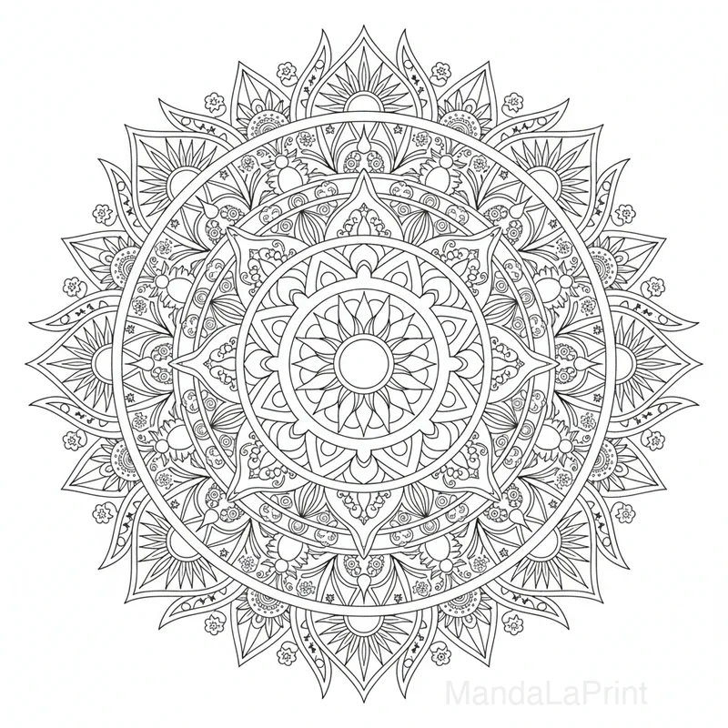 Mandala Soleil #1
