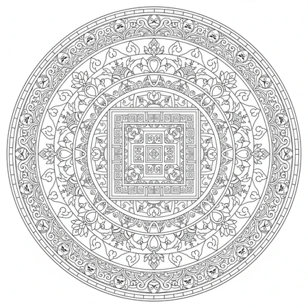 Mandala Tibétain #2