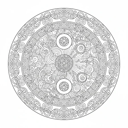 Mandala Yin Yang #7