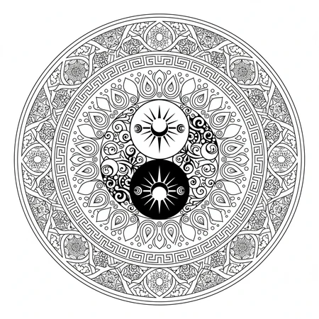 Mandala Yin Yang #20