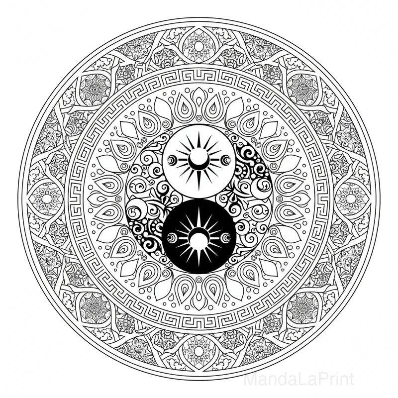 Mandala Yin Yang #20