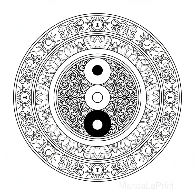 Yin Yang Mandala #14