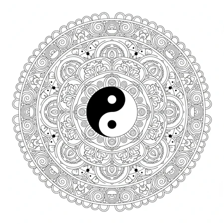 Mandala Yin Yang #19