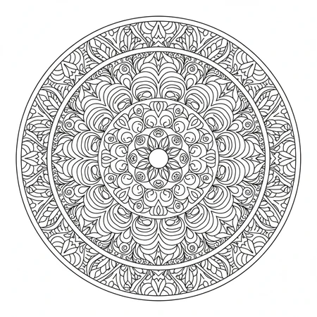 Mandala Motifs Bohèmes #8
