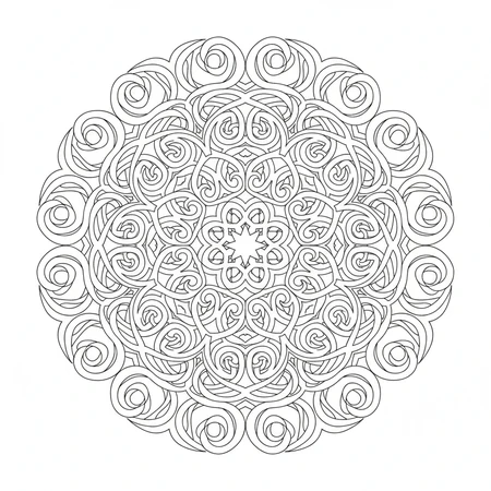 Mandala Noeud Celtique #28