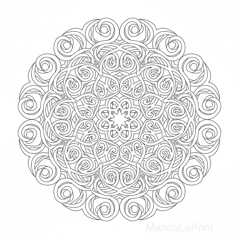 Mandala Noeud Celtique #28