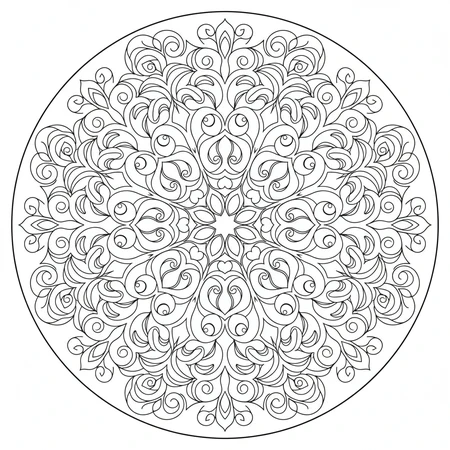 Mandala Art Nouveau #1