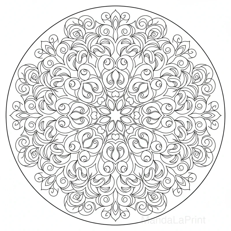 Art Nouveau Mandala #1