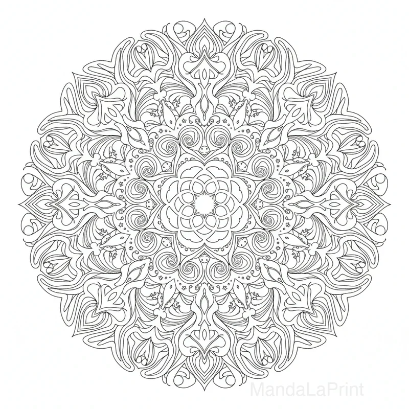 Psychédélique Mandala #18