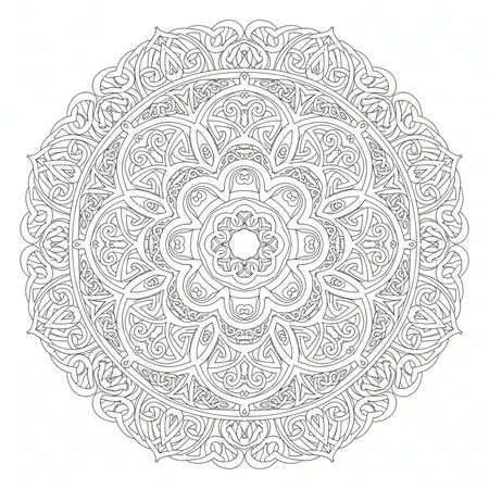 Mandala Créatif Unique #2