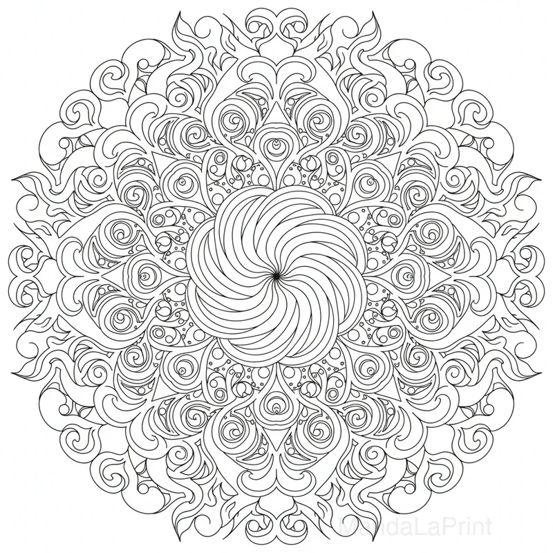 Psychédélique Mandala #22