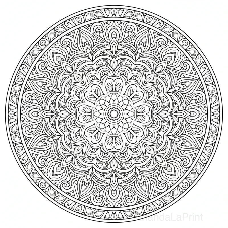 Bohème Motif Mandala #4