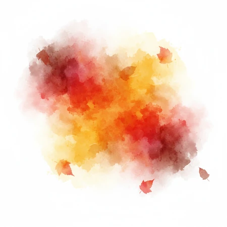 Autumn Leaves Watercolor