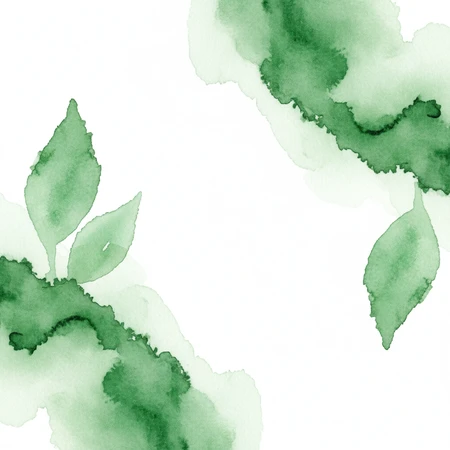 Emerald Forest Watercolor
