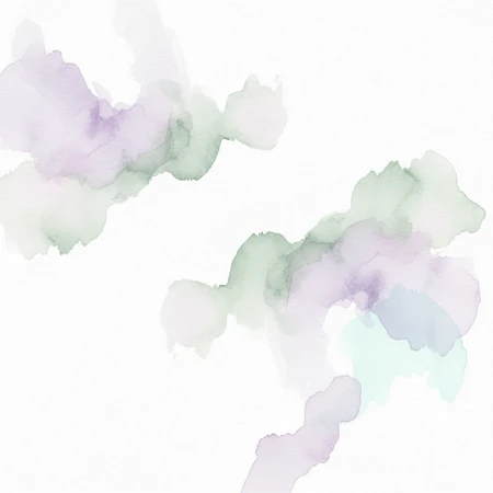 Lavendel und Salbei Aquarell