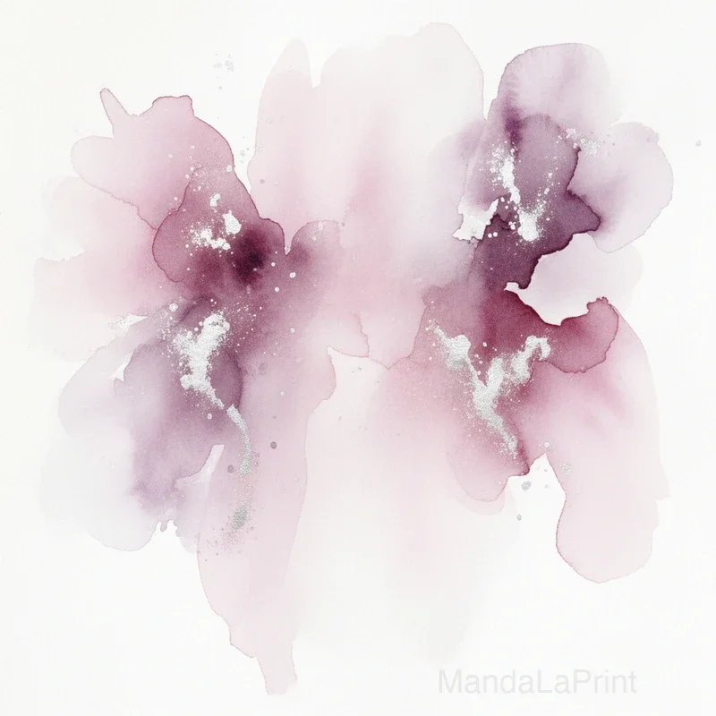 Acuarela Malva y Ciruela