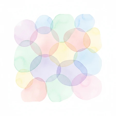 Soft Geometric Watercolor