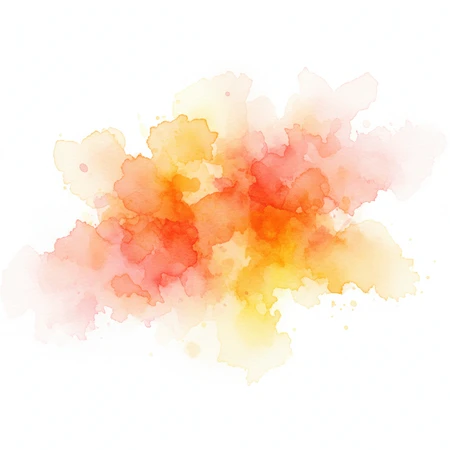 Aquarelle Coucher de Soleil